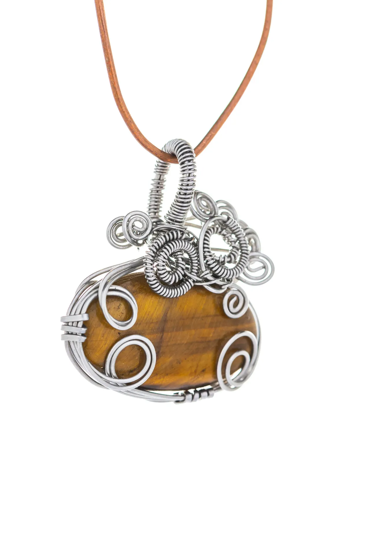 [DI-AC-OT-011] Golden Horizon — Tiger's eye charm