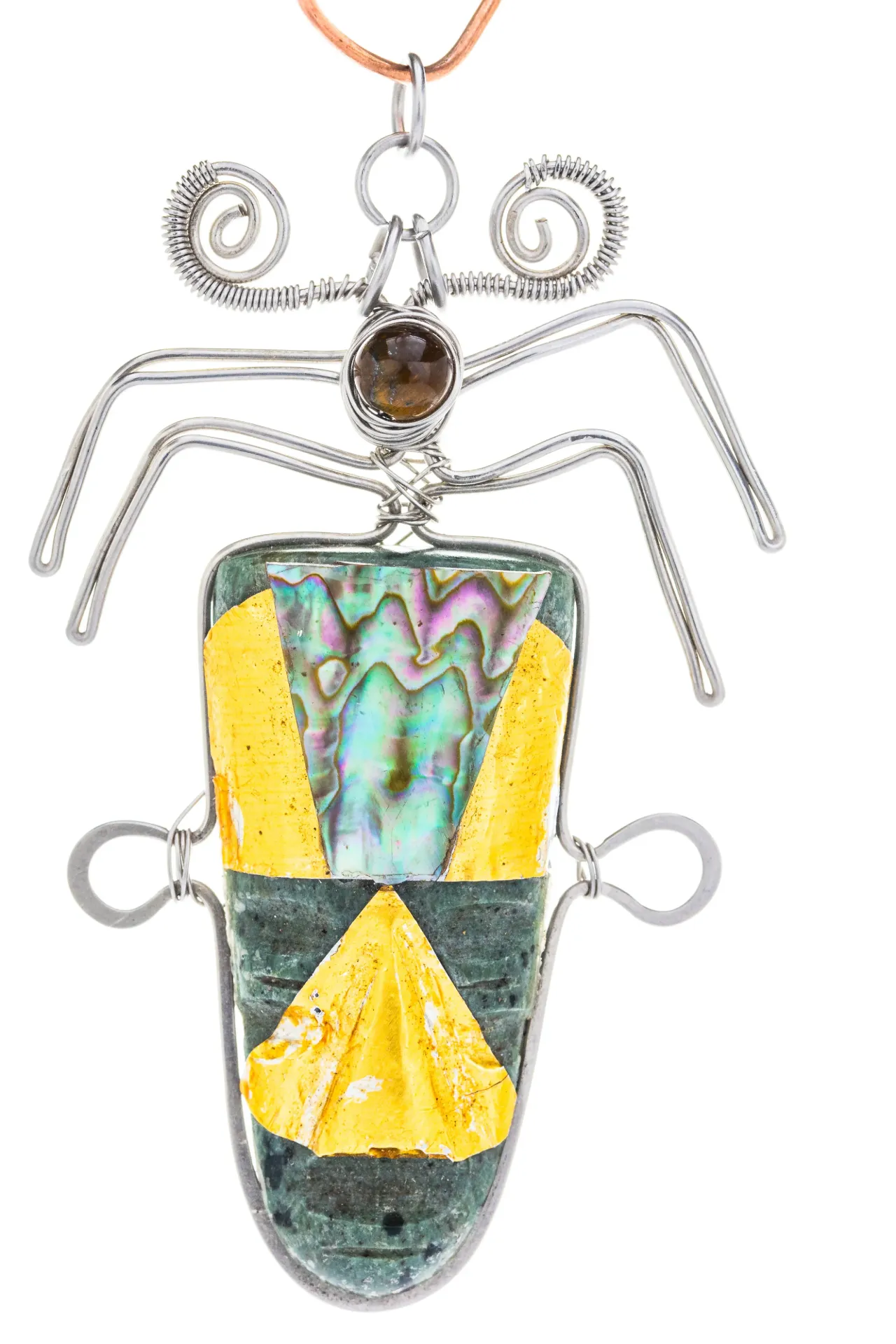 Eco del Oro Antiguo — Dije de jade ecuatoriano