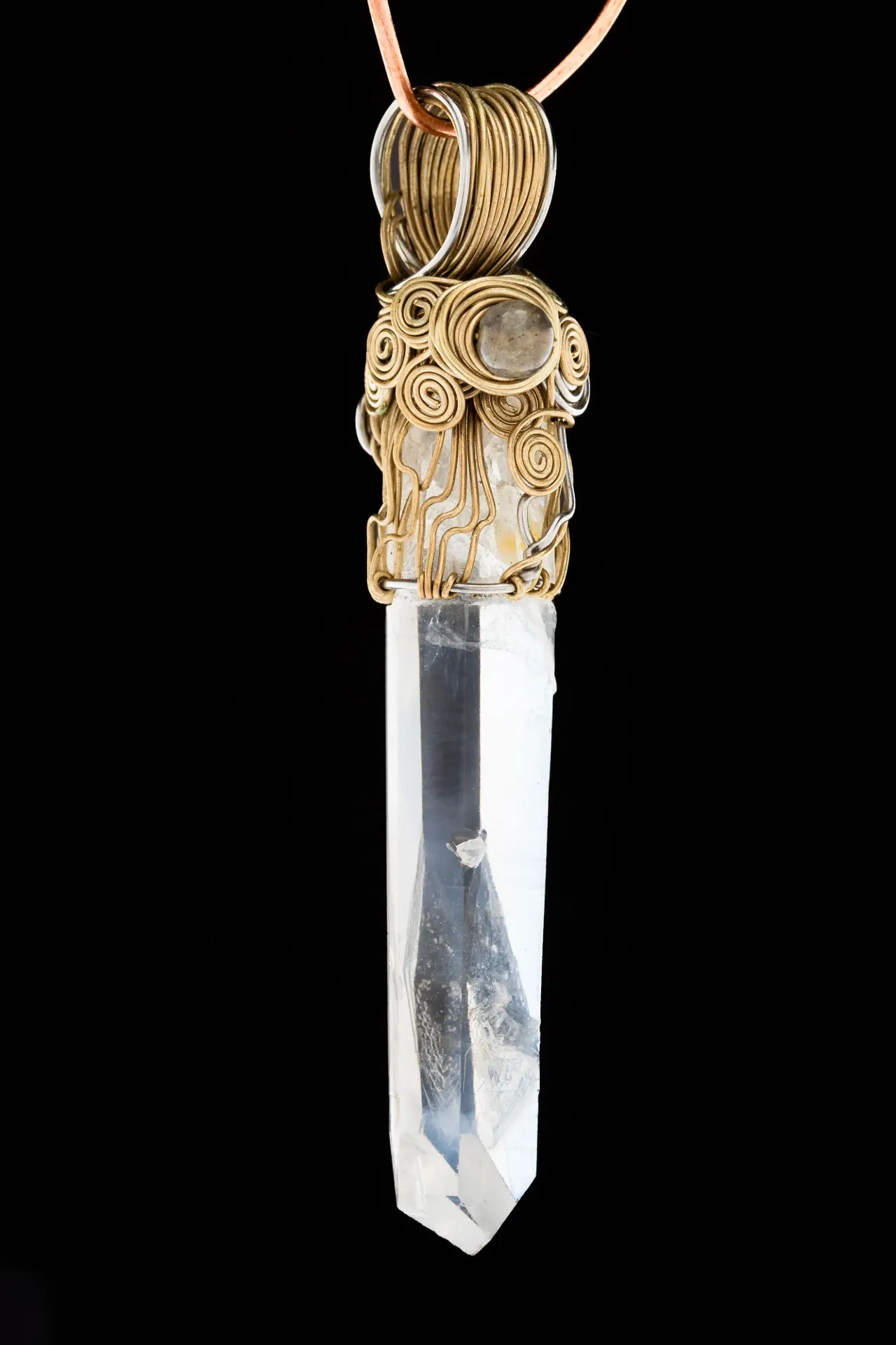 Cumbre de Cristal — Dije de cuarzo cristal